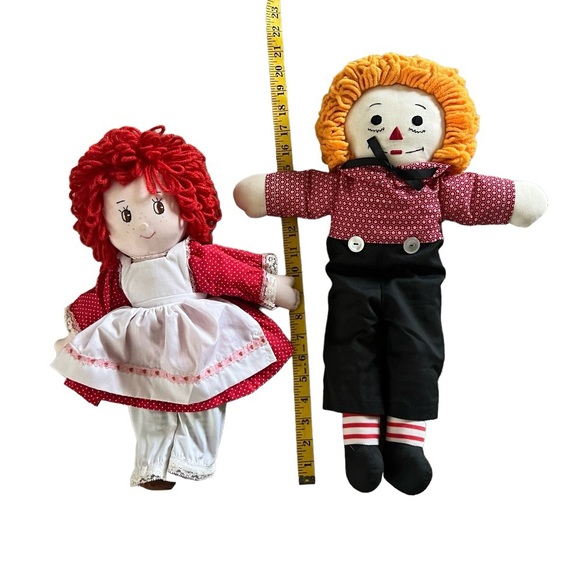Raggedy Ann And Andy Dolls Stuffed Plush Doll - Picture 3 of 6